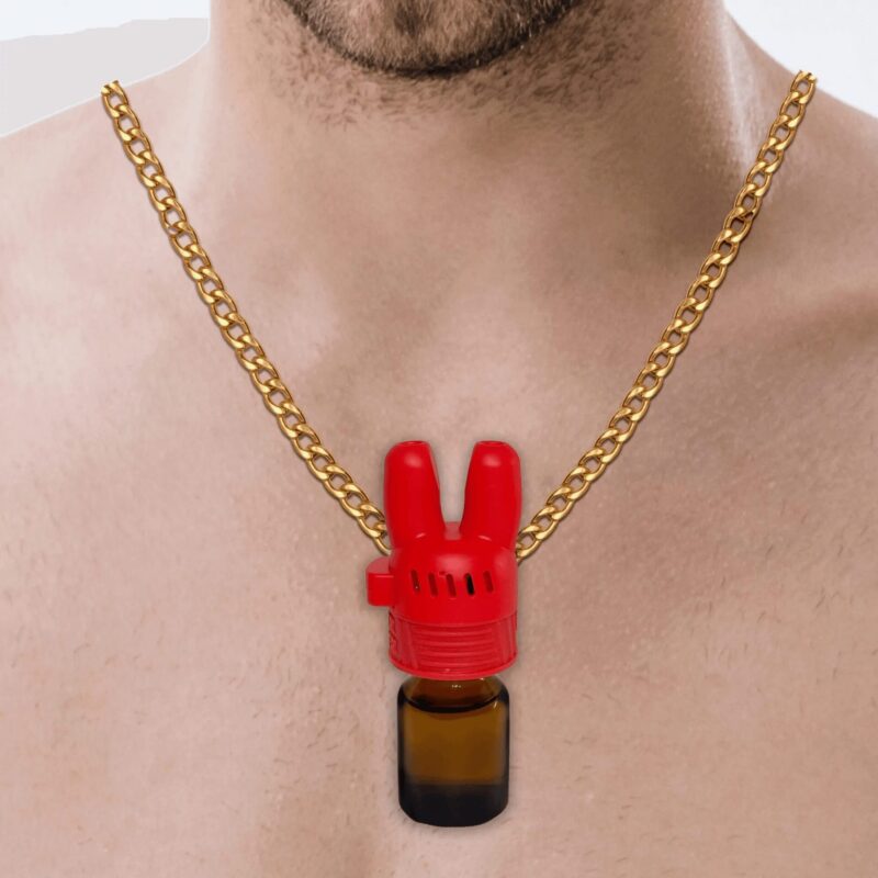 Super Sniffer Necklace Poppers Gold Super Sniffer V2 Ogrlica