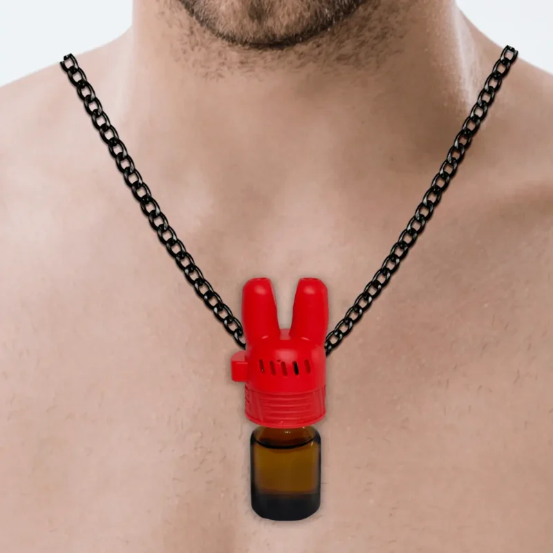 Super Sniffer Necklace Poppers Black Super Sniffer V2 Ogrlica