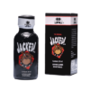 Poppers Jacked 30ml Steklenička Poppers Jacked 30 ml – čistilo za usnjene seks igrače z belim pokrovčkom in pitbullom na embalaži