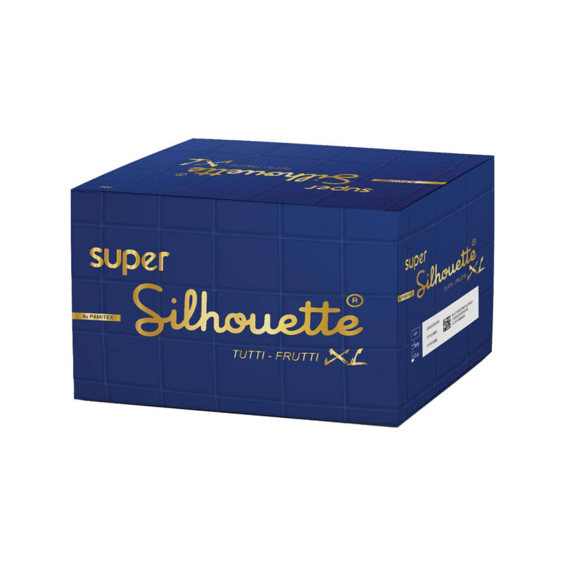 Super Silhouette XL Tutti Frutti Kondomi - 144 kosov